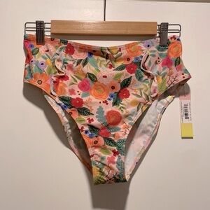Summersalt x Rifle Paper Co. ruffle swim bottoms